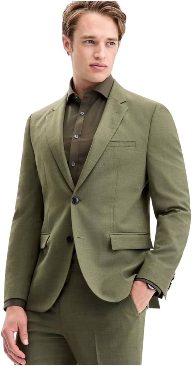 HUGO by Hugo Boss Men's Modern-Fit Solid Suit Jacket