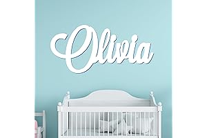 Wooden Custom Name Sign Adds Uniqueness to Nursery Wall