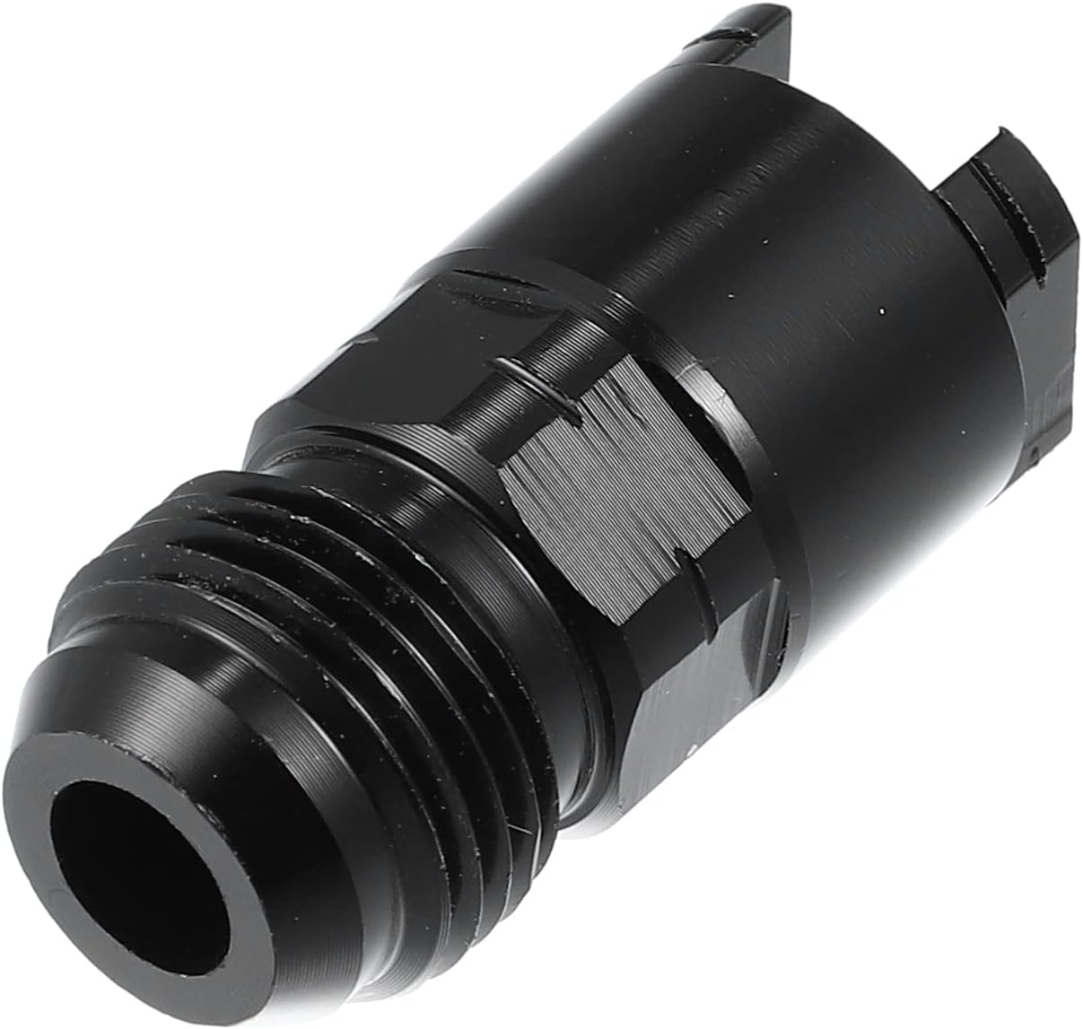 X AUTOHAUX 8AN Male to 3/8" Car Quick Disconnect Female Push on EFI Fitting Electronic Fuel Injection Hose Fitting Black AN8-3/8"