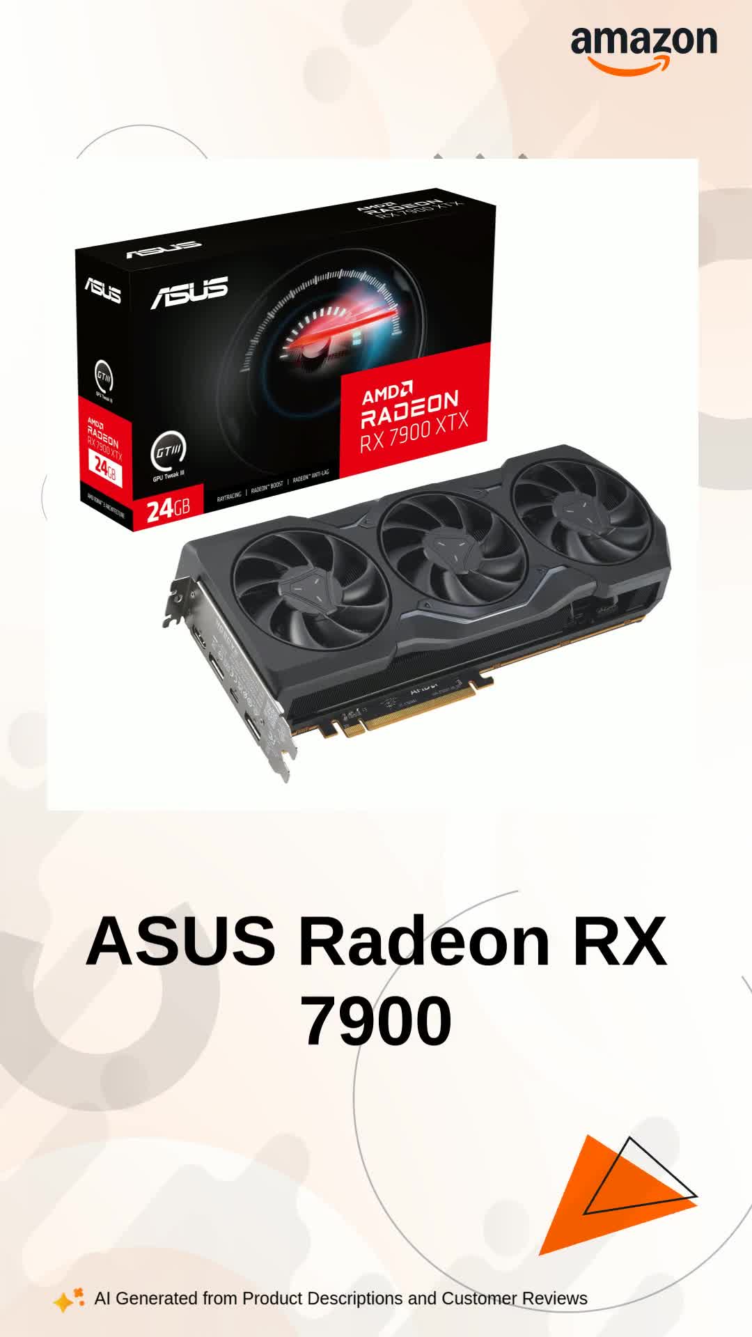 Amazon.in: Buy ASUS Radeon RX 7900 XTX Gaming Graphics Card with