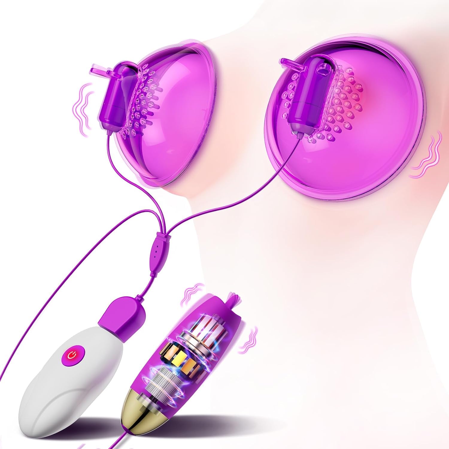 Vibromasseur Sex Toýs Femme, Jouets de Mamelon Ventouse Teton, Suceurs pour Mamelon Sextoy, Sextoyse Femme Clitoridienne, Stimulateur Clitoridien, Sex Toys Jouet Sexualité Jeux Sexuelle Adulte Couple
