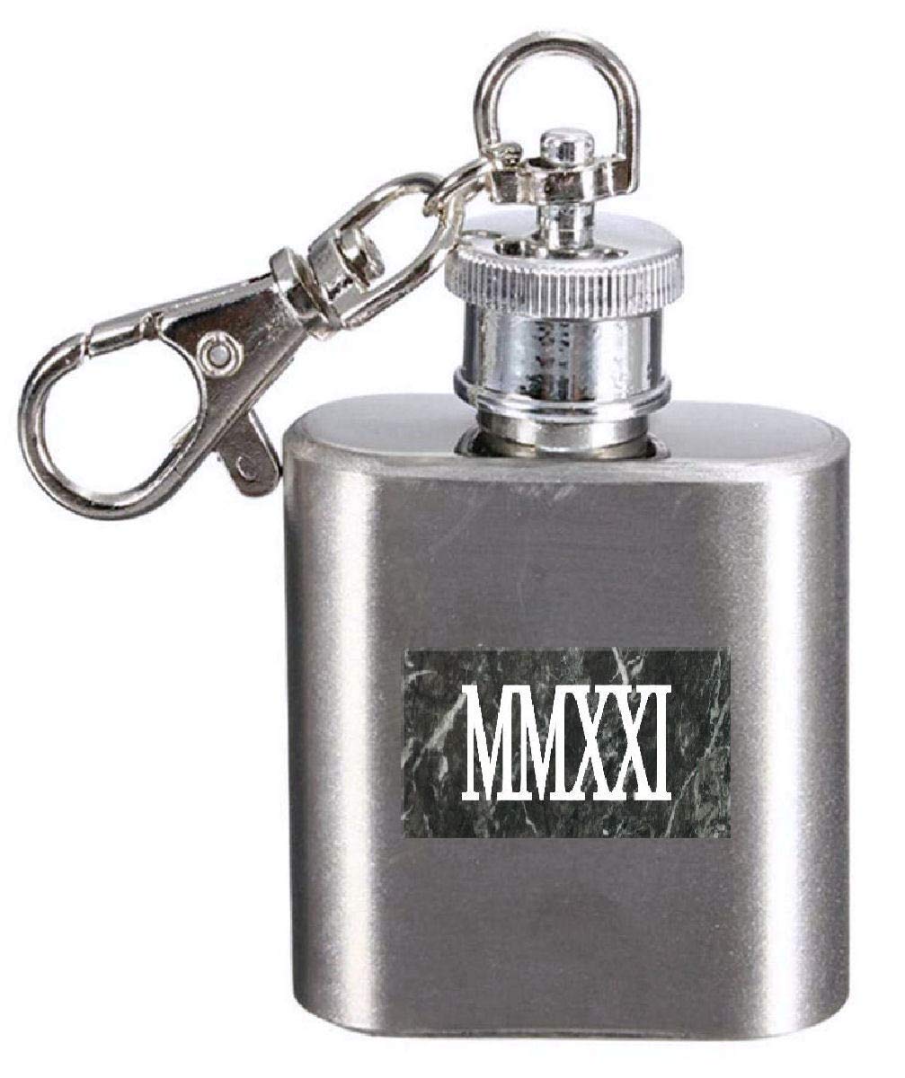 Flasque porte-clés étanche contre les fuites mini format 28ml