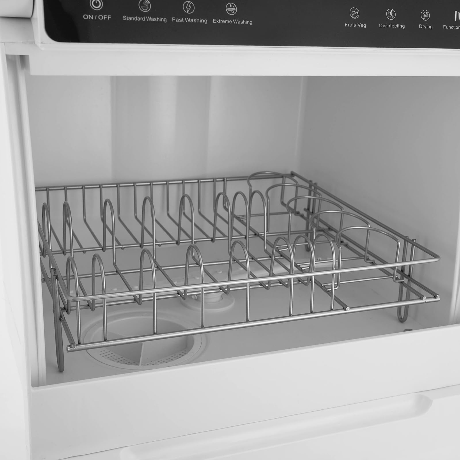 Lave-vaisselle, intelligent, quatre modes de lavage, grande capacité, 45 x 40 x 40 cm, pour petites maisons, appartements, dortoirs, entreprises, hôtels