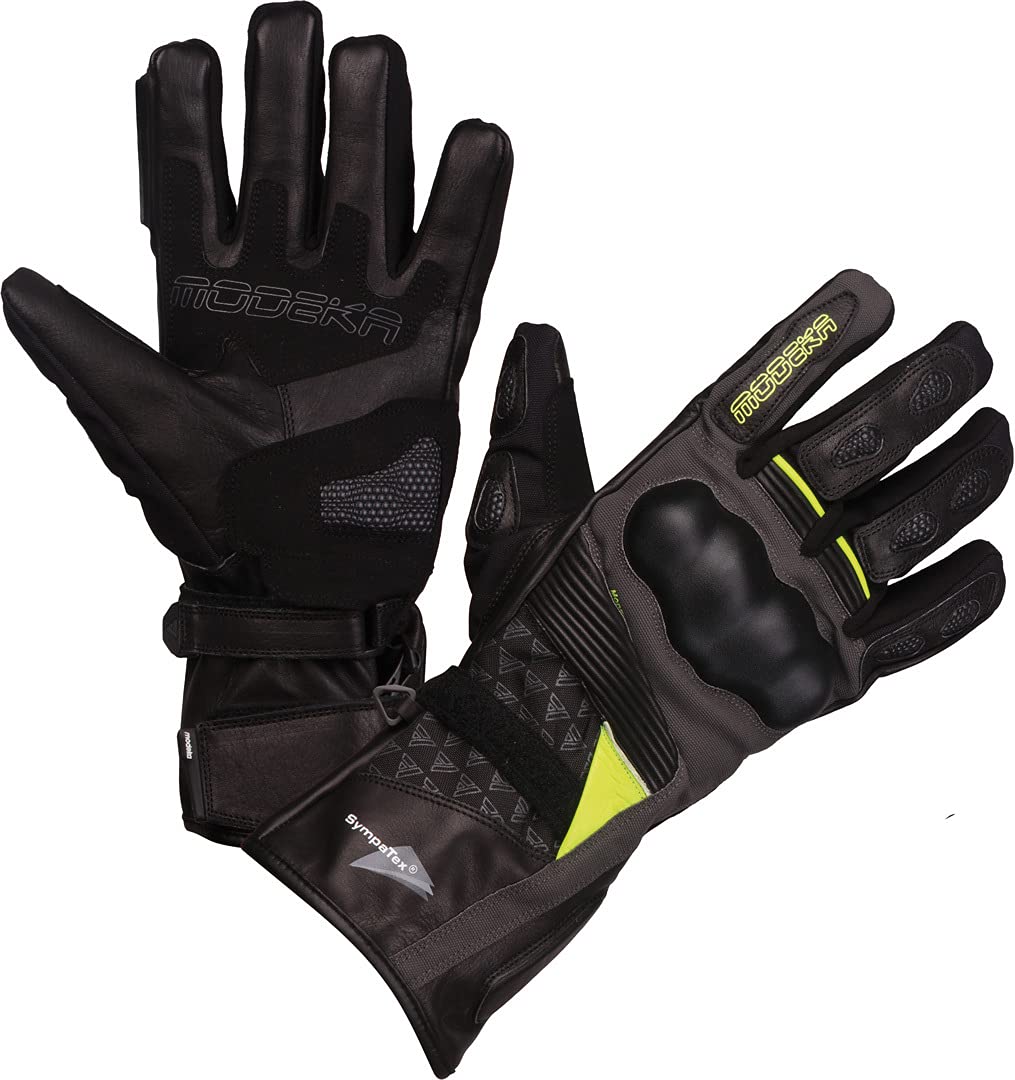 Modeka Panamericana Guanti Moto (Black/Red,9)