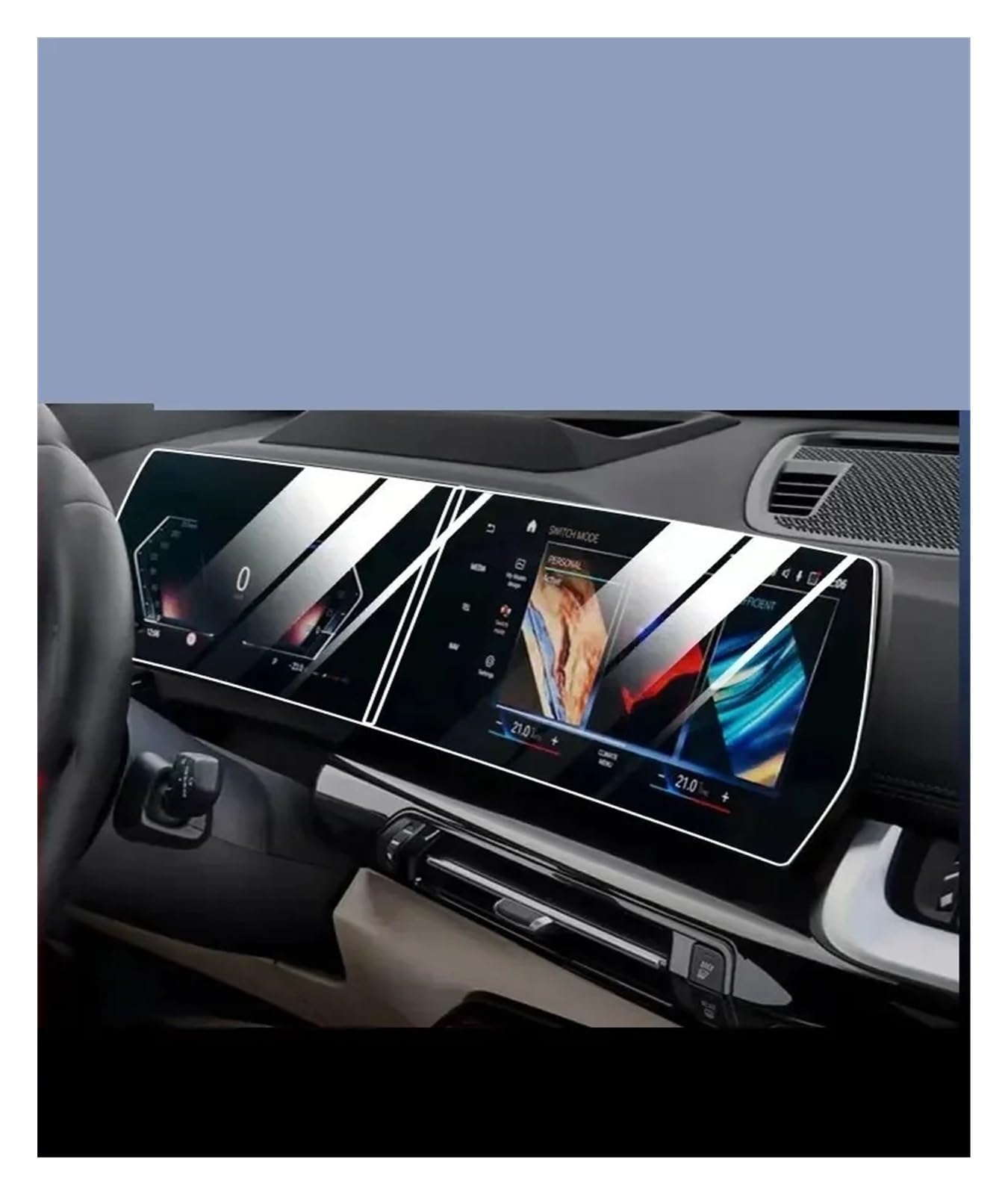 Film De Protection D'écran en Verre Trempé, Anti-Rayures, pour B&MW U10 U11 X1 IX1 2023, Navigation GPS, Accessoires Film prote écran