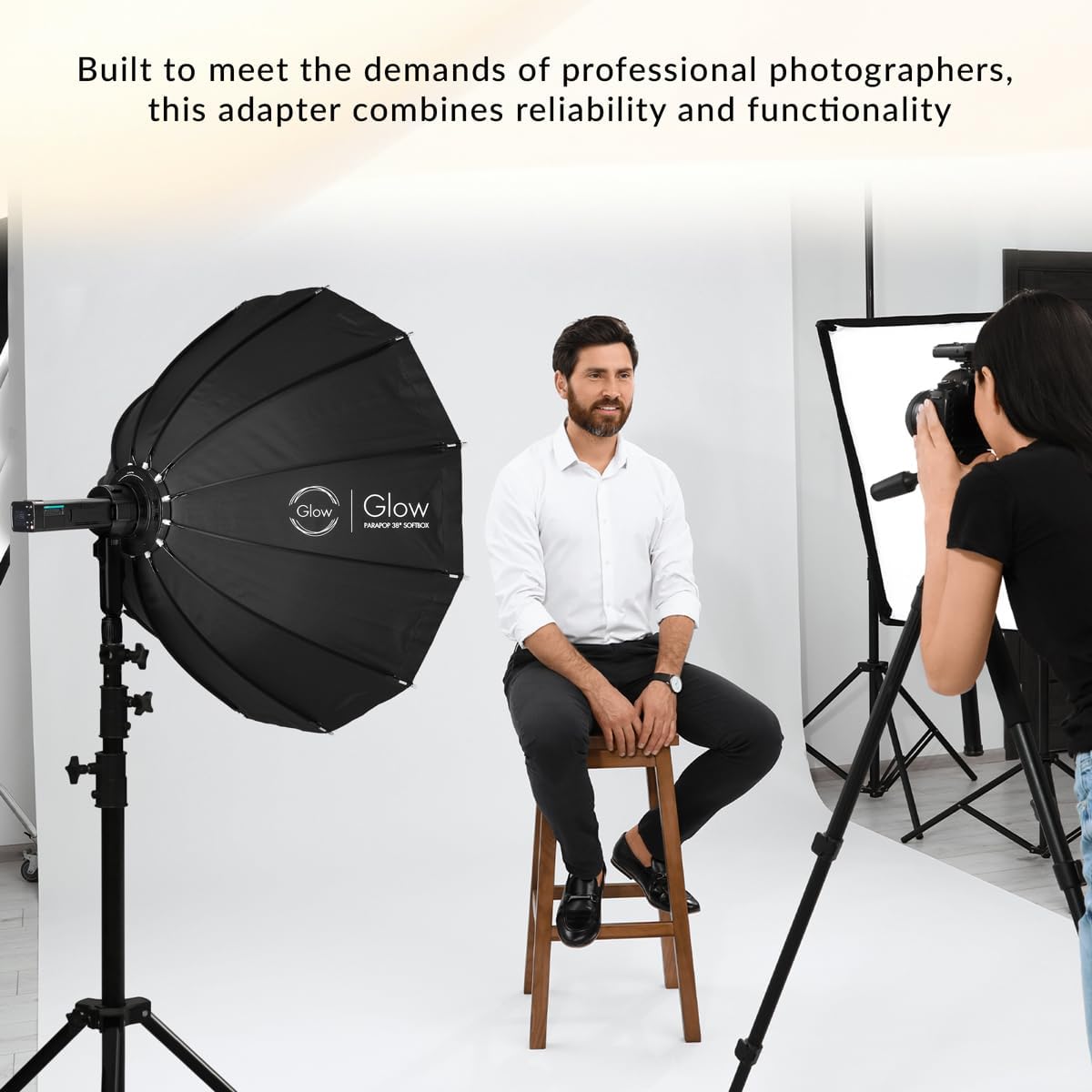 Glow OTA-EV ParaSnap OTA Adapter for Flashpoint eVOLV & Godox AD200/AD200Pro TTL Pocket Flash