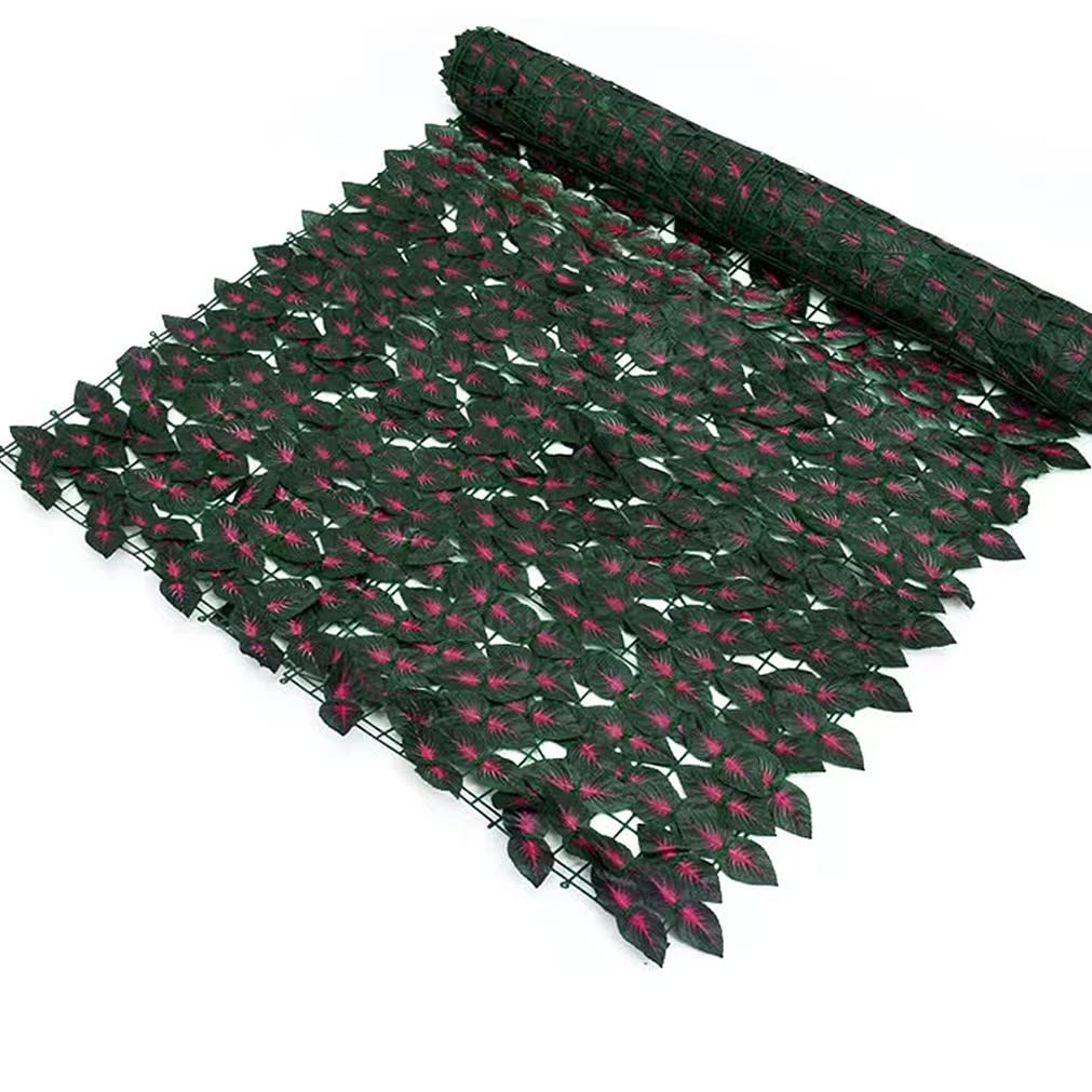 Criblage de Feuilles artificielles Mur Aménagement Paysager Clôture De Jardin Décor À La Maison Ferme Décorer en Plastique Confidentialité Clôture De Jardin HXJDP221207(Size:200x300cm)