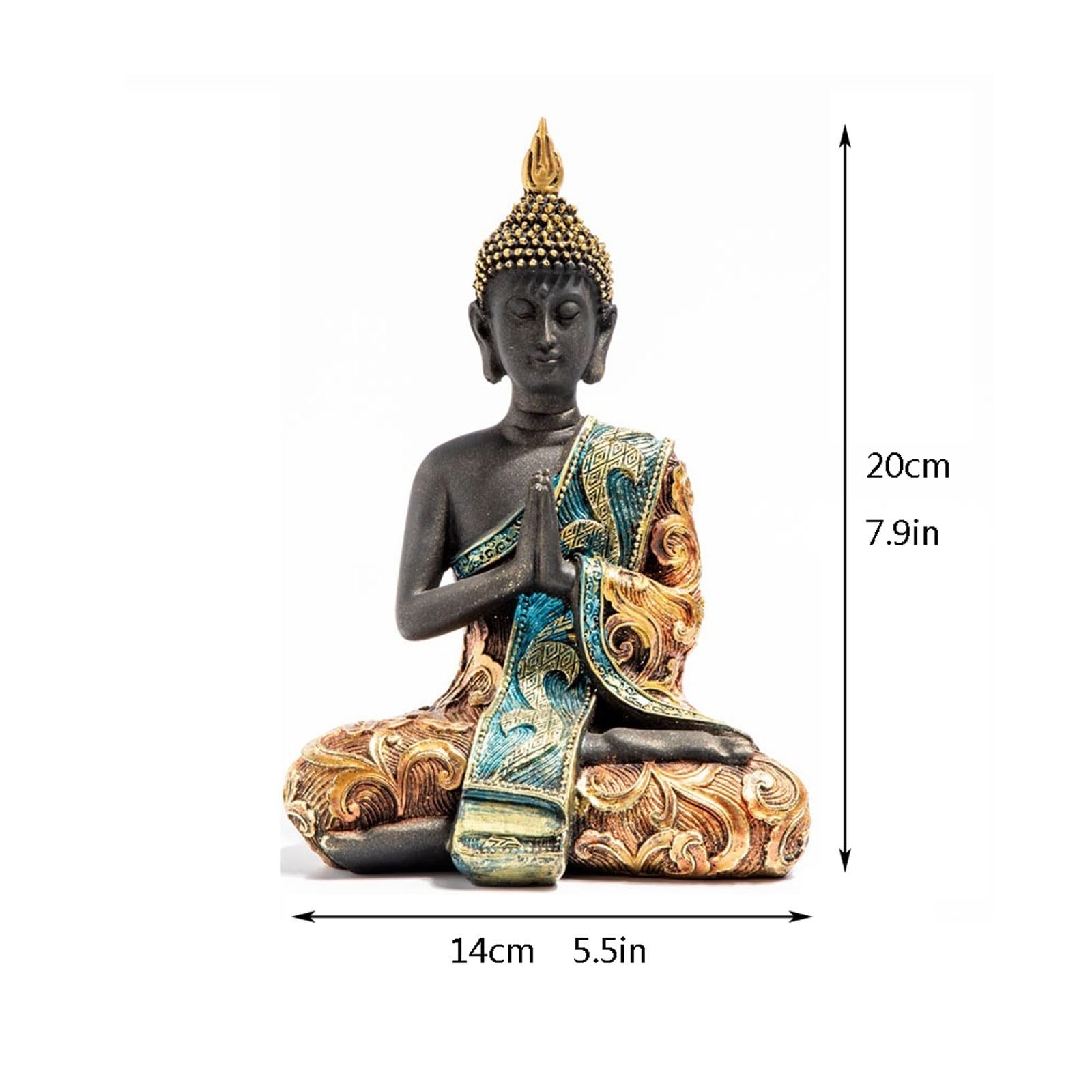Statua Buddy dom salon dekoracja buddy statuetka indyjskie religijne Feng Shui figurki dekoracyjne rzemiosło