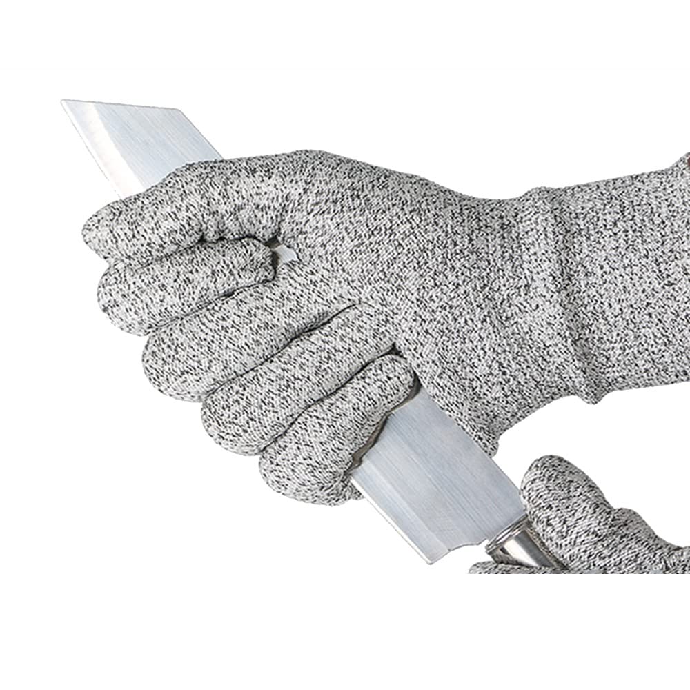 Rękawiczki ogrodnicze dla kobiet i mężczyzn, rękawice powlekane gumą, rękawice odporne na przecięcie, rękawice ochronne do ochrony w miejscu pracy, wysokowydajna 5-poziomowa ochrona, dopuszczone do ko