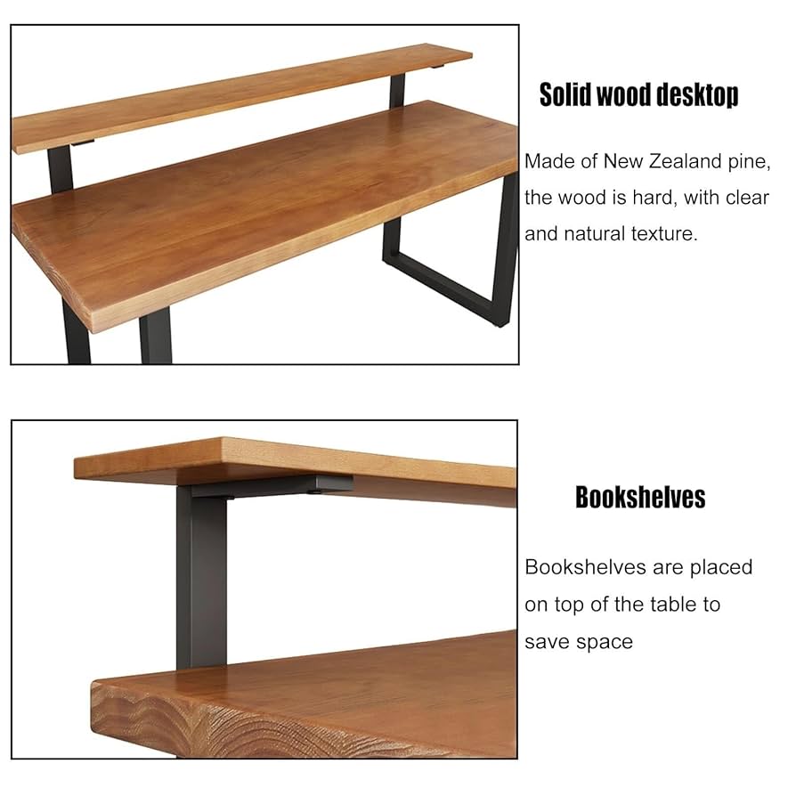 無垢材パソコンデスク Amazon.co.jp: パソコンデスク デスク 机 pcデスク 無垢材