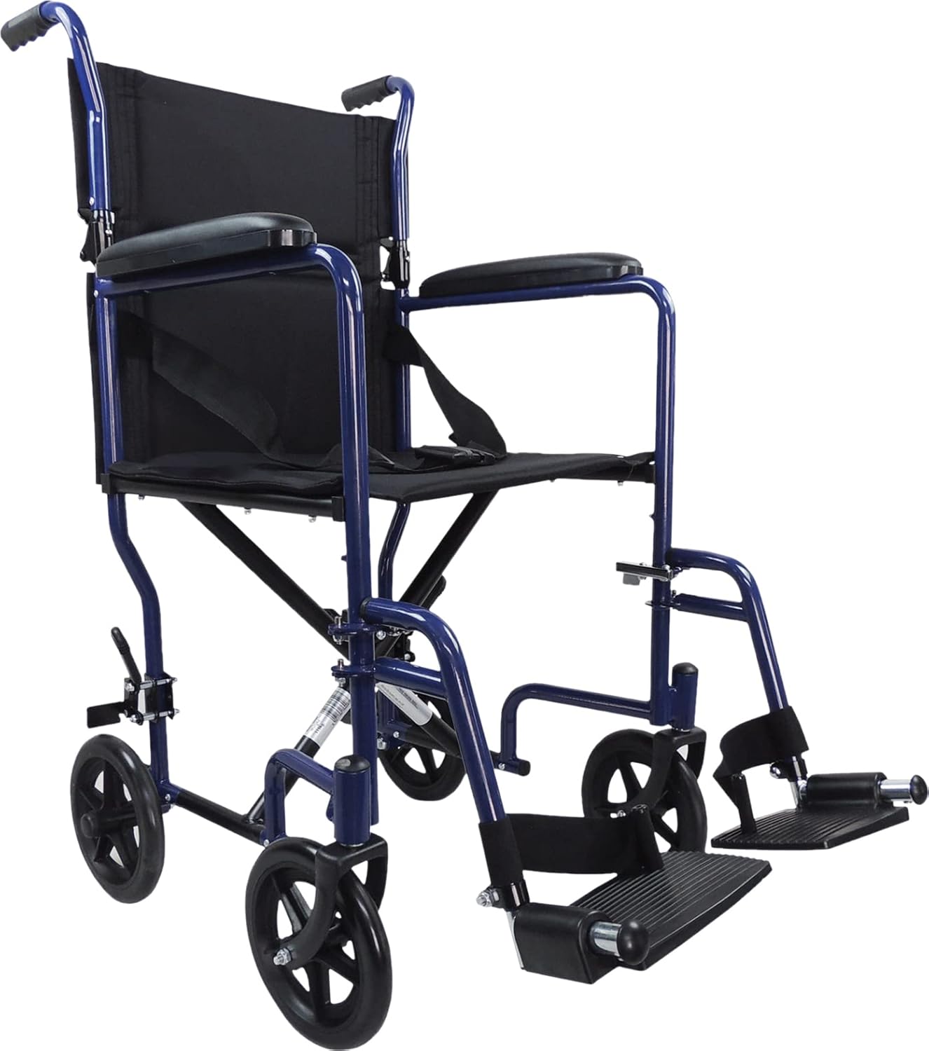 Aidapt Folding Lightweight Attendant Propelled Steel Wheelchair with
