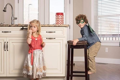 Miniatura 4 de little adventures - máscara y peluca de dragón, reversible, para niños y niñas, Unitalla, Verde