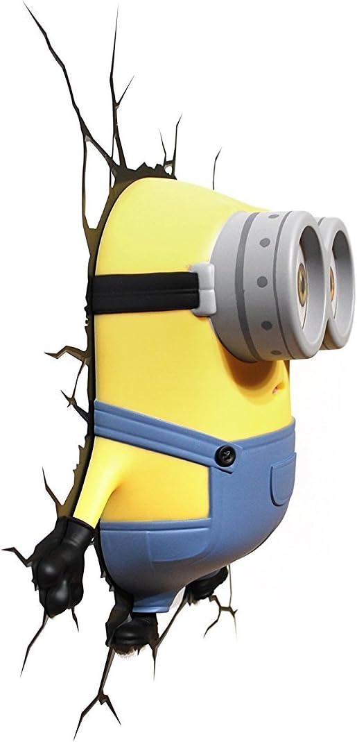 Amazon Co Jp Minions ミニオンズ ボブ 3d Led ウォールライト 並行輸入品 Diy 工具 ガーデン