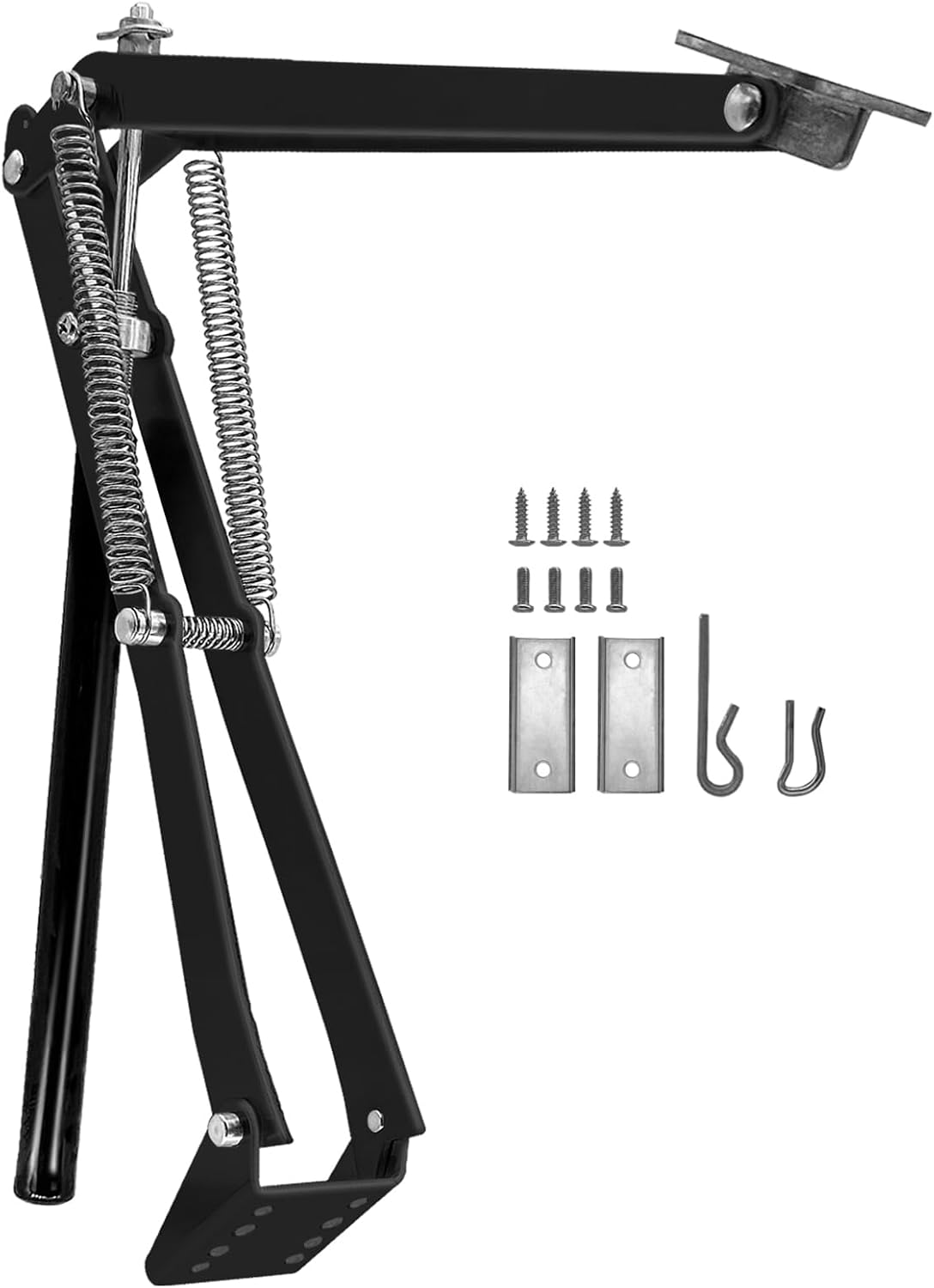 UYGALAXY Greenhouse Automatic Window Opener Kit - Roof Vent Auto Opener Solar Heat Sensitive Agricutural Lift Up to 15lbs Dual Spring Opener for Ventilation(Black)