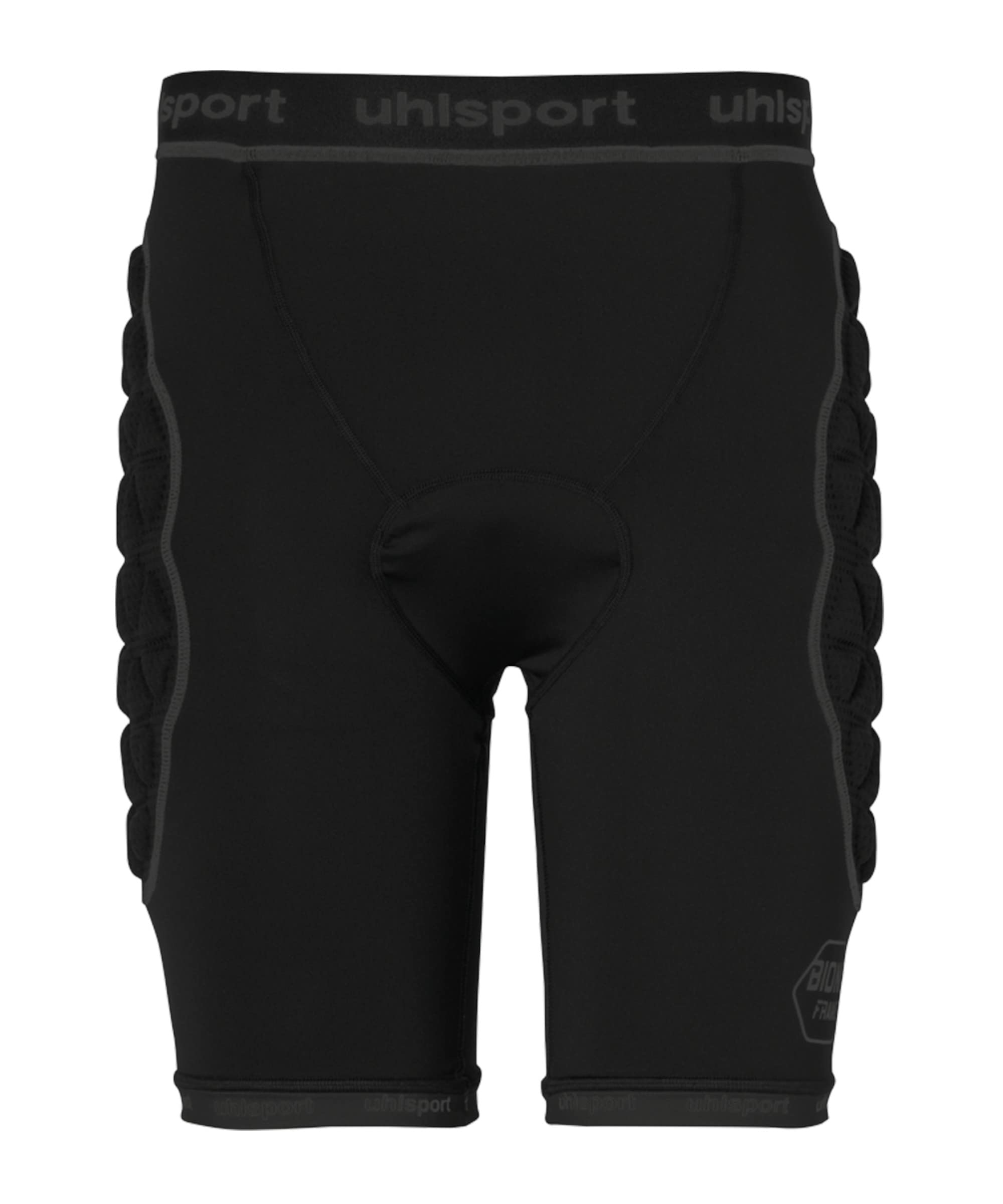 uhlsport Bionikframe Padded Black Edition sous-​vêtements de Protection pour Homme et Enfant Short rembourré Court