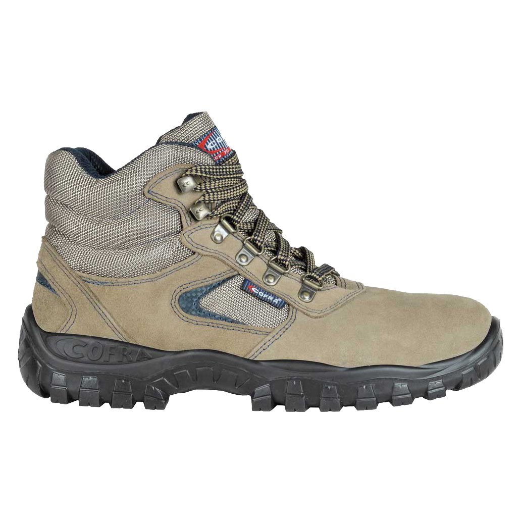 Chaussures de travail Cofra Horus marron 46 pour chantiers et ateliers