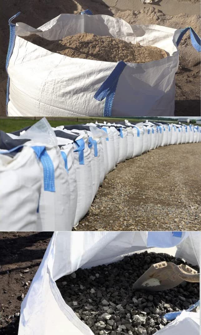 MULTISAC 135. Big Bags (FIBC) 90x90x120cm 1500 KG. Ideal para gestión de reciclaje, escombros, tierra, áridos, jardinería, etc. (5)