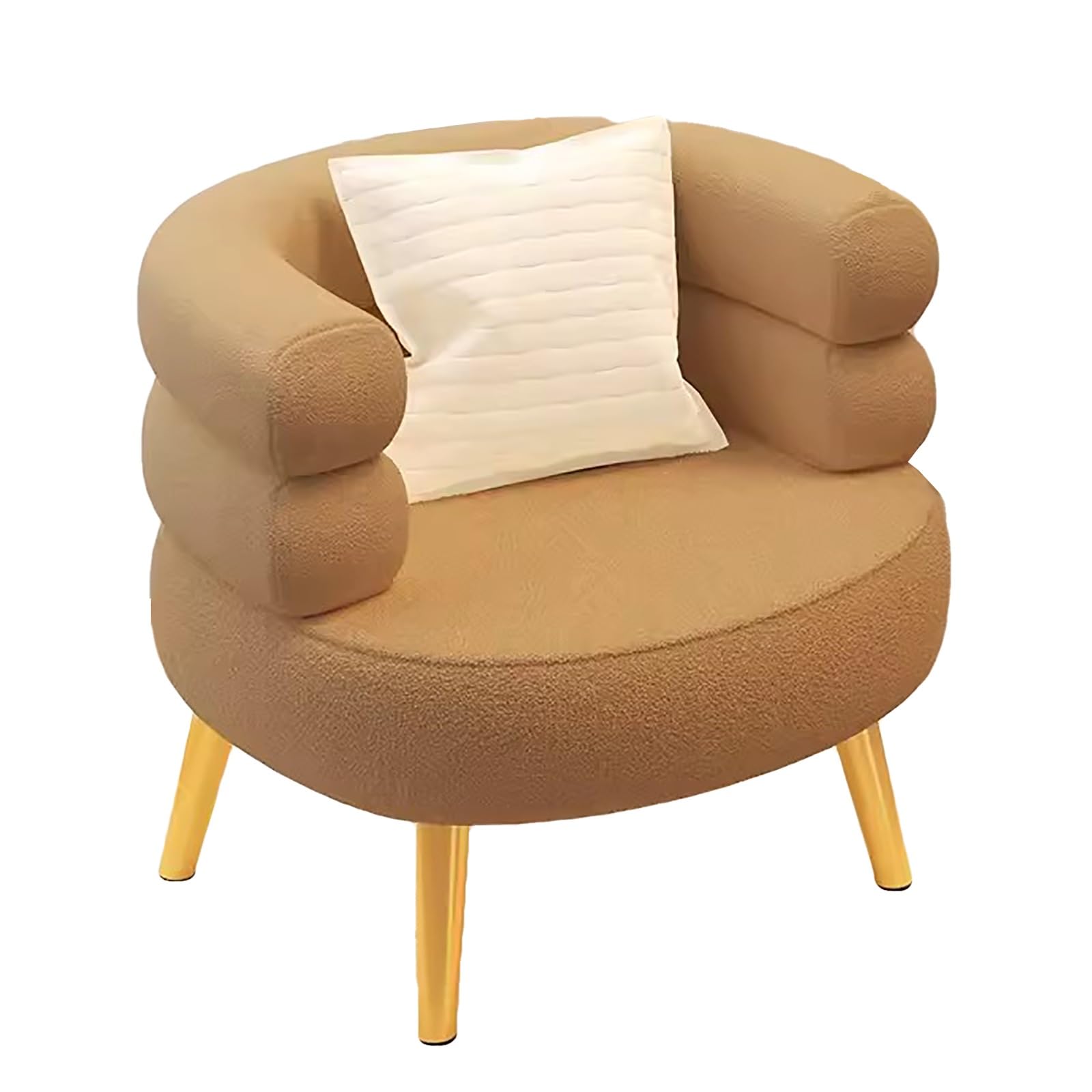 Chaise Coiffeuse Géométrique Moderne - Fauteuil Velours Créatif Pour Maquillage Ou Salon