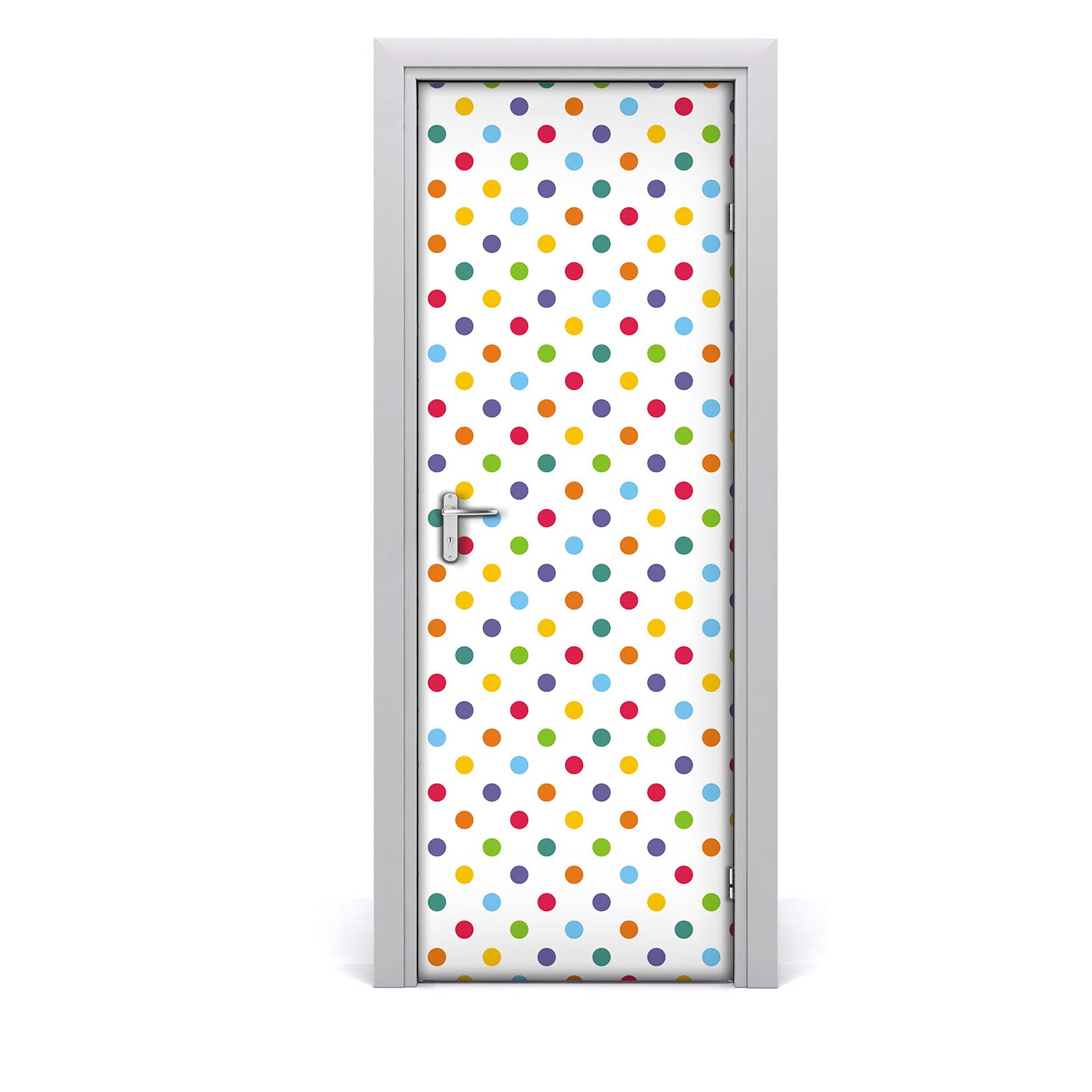 Décoration étiquette imperméable et papier peint sur la porte auto-adhésive
