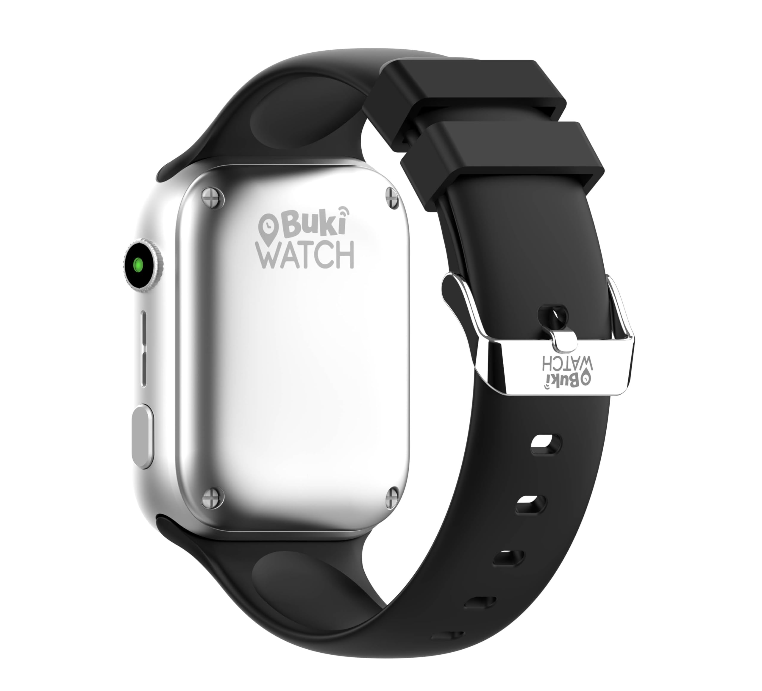 Smartwatch dla dzieci z dołączoną kartą SIM - połączenia, GPS, SOS, wideo, wodoodporny, kontrola rodzicielska za pomocą aplikacji - 2 paski - od 8 lat - gotowy do pracy - zegarek BUKI - FIB01