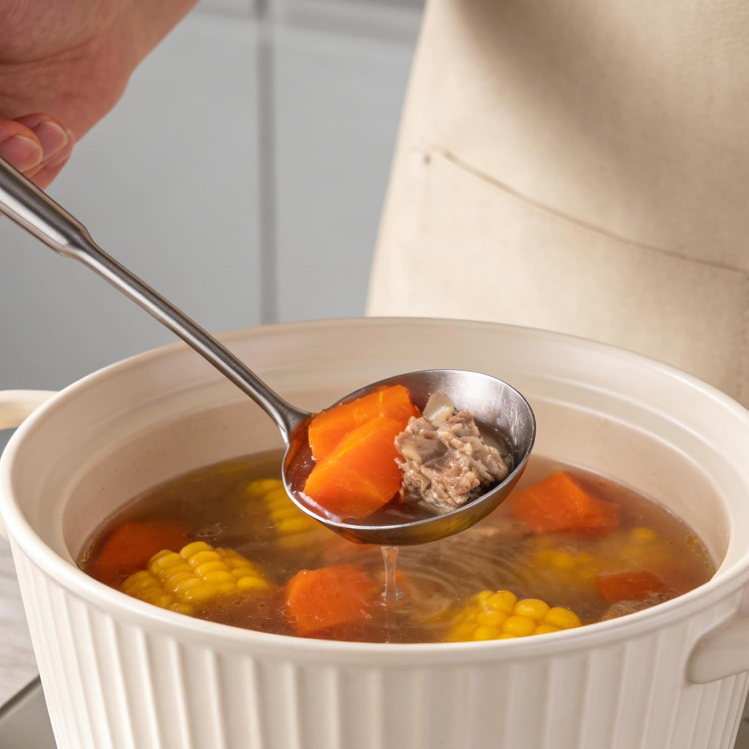 18/10 Stainless Steel Cooking Utensils Set, 13 PCS Long Large Metal Cooking Utensil Tools Set, Mirror Polished Kitchen Gadget Cookware and Kitchen Tool Set, Dishwasher Safe