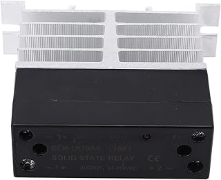 solid state relay module, abs aluminum alloy 70‑280vac input ac to ac ssr module 24‑480vac output 10a flame retardant for peripheral interface equipment