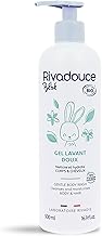 Rivadouce - Gel Doux Lavant Bébé Bio - 500ml - Gel Douche Bébé - Nettoie en Douceur Bébé - Sans Savon - Hydrate et Préserve la Peau et le Cuir Chevelu (1)
