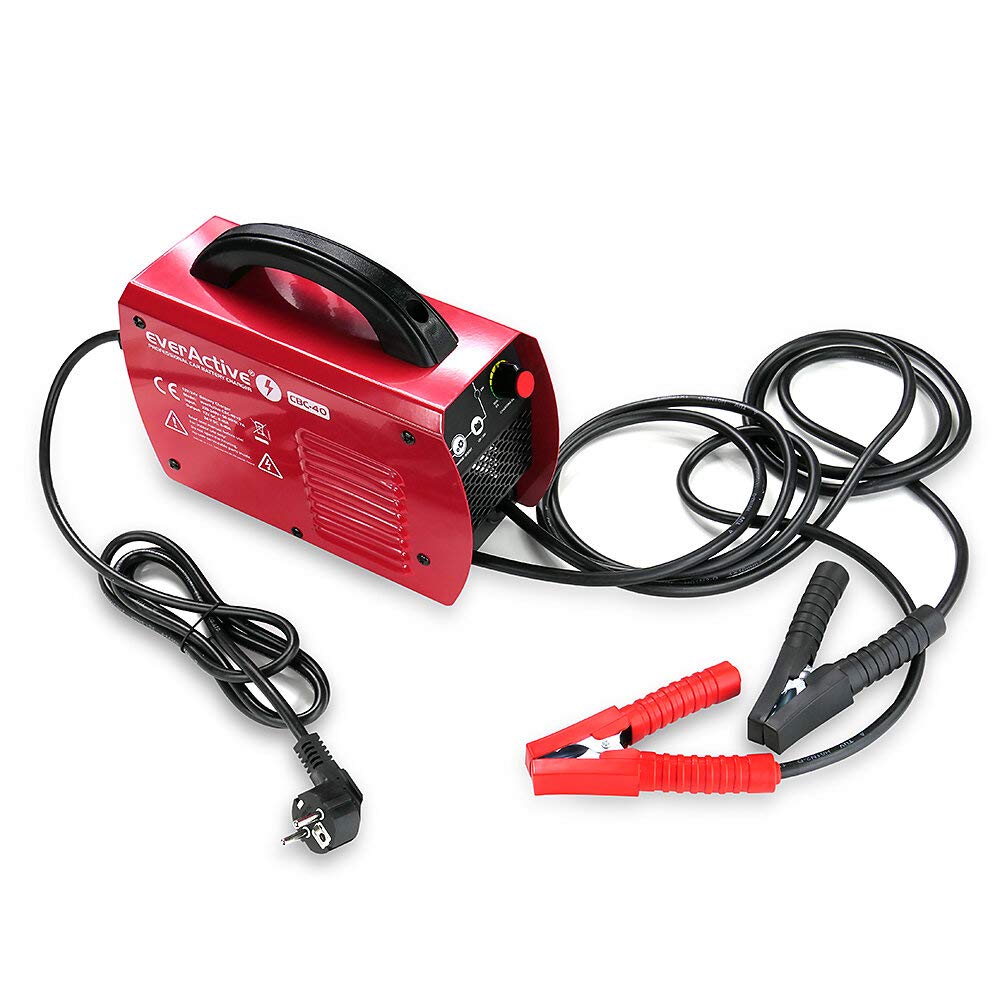 everActive CARGADOR DE Coche ARRANQUE INVERSOR para BATERÍA 12V/24V CBC40