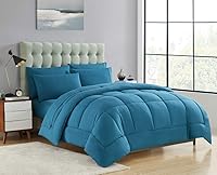 Vista 18 de Sweet Home Collection - Edredón alternativo de microfibra para todas las estaciones, cálido y lujoso, relleno de microfibra, para cama individual