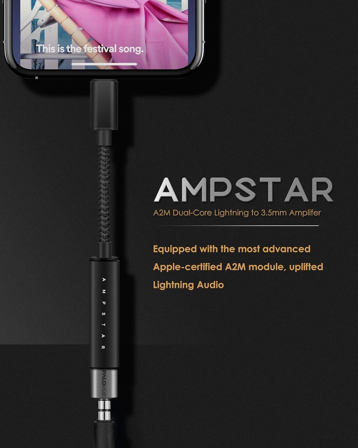 Amazon.co.jp: PALOVUE Ampstar Hi-Fi ミニライトニングオーディオ