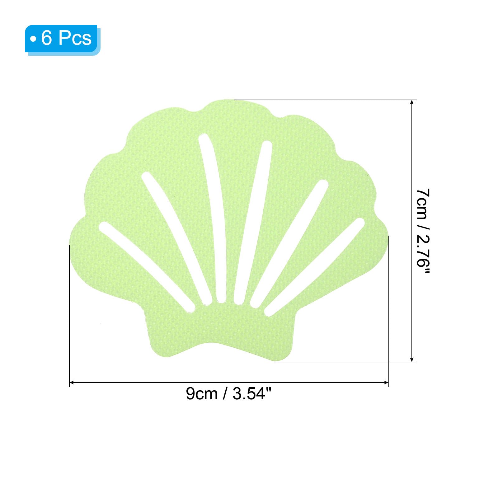 PATIKIL 6 Pcs Non Slip Bathtub Stickers - Image 2
