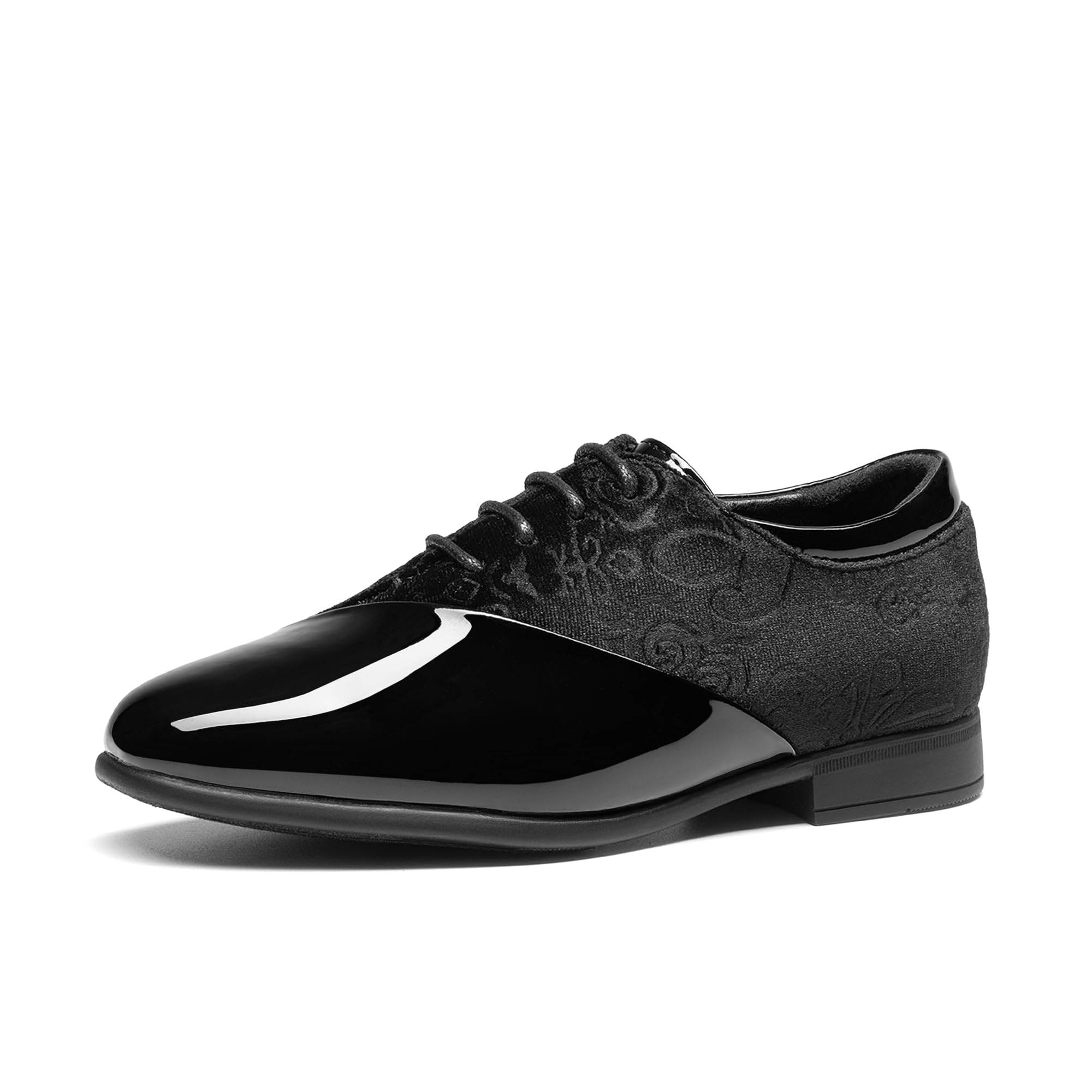 Bruno Marc Jungen Anzugschuhe Formelle Lackvelours Smoking Oxford Schuhe
