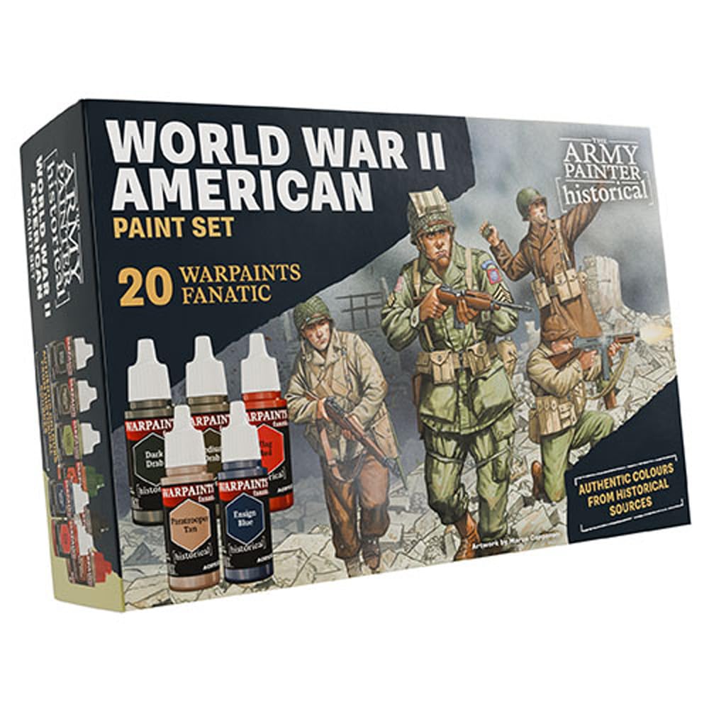 Amazon.com: The Army Painter Historical, WWII American Paint Set