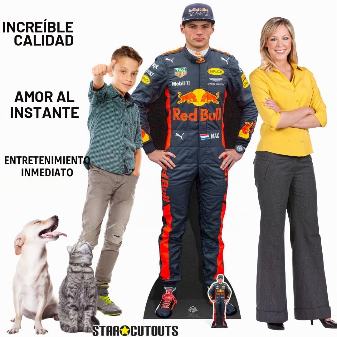 Star Cutouts Ltd CS667 MAX Verstappen, cartón, Multicolor, 177 x 74 x 177 cm