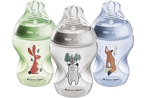 Tommee Tippee Closer to Nature Baby Bottles with Woodland Friends Design