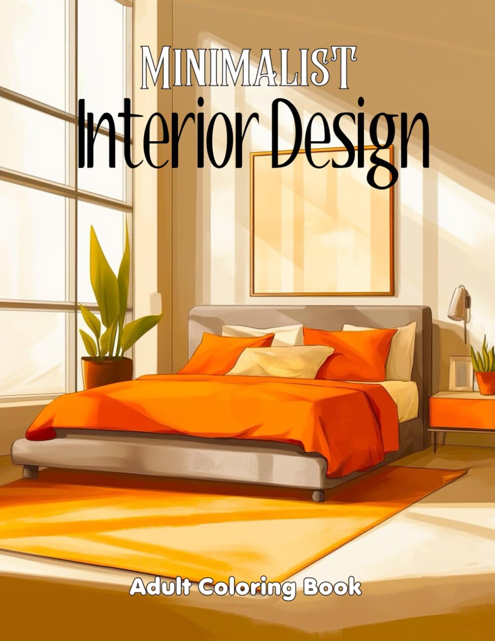 Minimalist Interior Design Adult Coloring Book: 52 Inspirational Designs,Decoration ideas For Stress Relief, Mindful Relaxation & Stylish Creativity (Interior Design & Architecture)