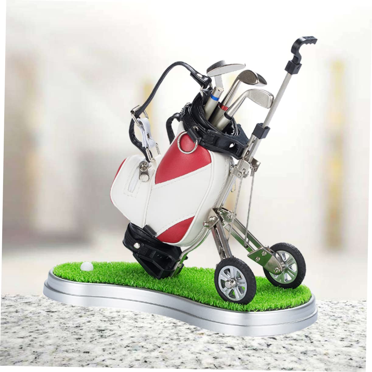 SHINEOFI 2 Pz Penne Penna Portamatite Da Scrivania Per L'uomo Portamatite Per Appassionati Di Sport Arredamento Desktop Da Golf Regali Da Scrivania Per Uomo Dell'ufficio