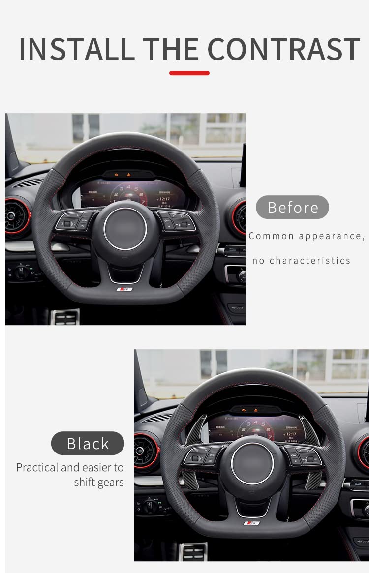 Amazon.co.jp: 【BOMI】兼容/替换 アウディ パドルシフトカバー アル