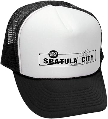 The Goozler Spatula City - Retro Style Trucker Hat, Black, OSFA