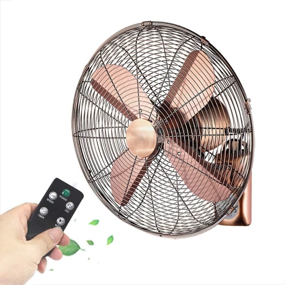 Ventilatore da pavimento, ventilatore da parete, ventilatore elettrico industriale per impieghi gravosi, durevole e resistente all'usura per uso domestico e in ufficio.