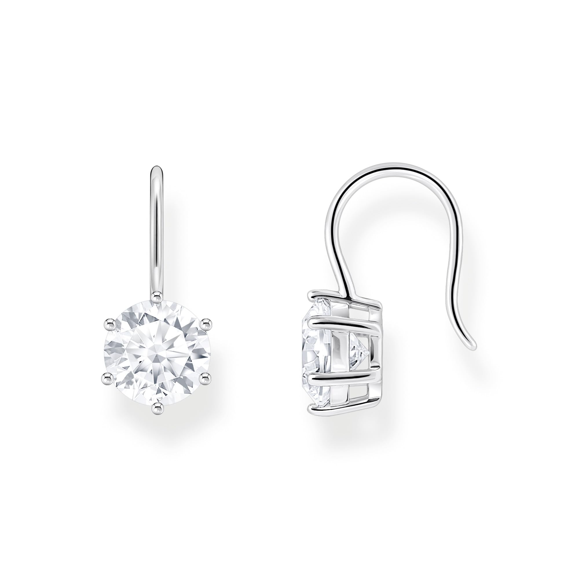 Thomas Sabo H2287-051-9 Orecchini Pendenti In Argento 925 Con Zirconi Rosa – Taglia Unica, Gioielli Eleganti Per Donna - 2
