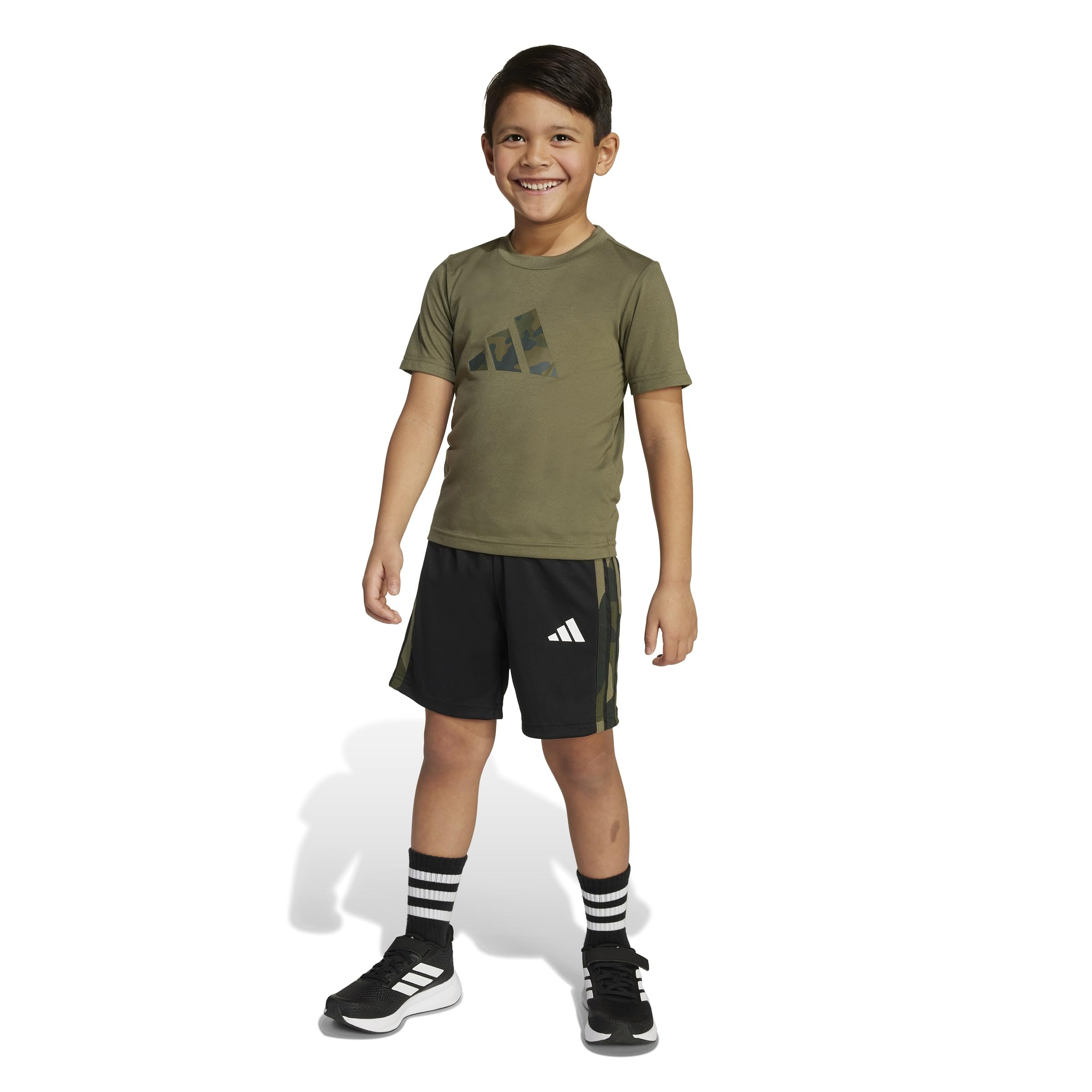 adidas Train Essentials Camo Print Set Pantalón deportivo para jóvenes y bebés Unisex niños
