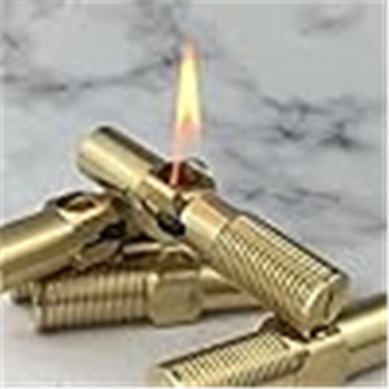 Encendedor de queroseno, recargable de latón, diseño elegante de tornillo, perfecto para velas, camping, coleccionismo, para hombres, padres y maridos