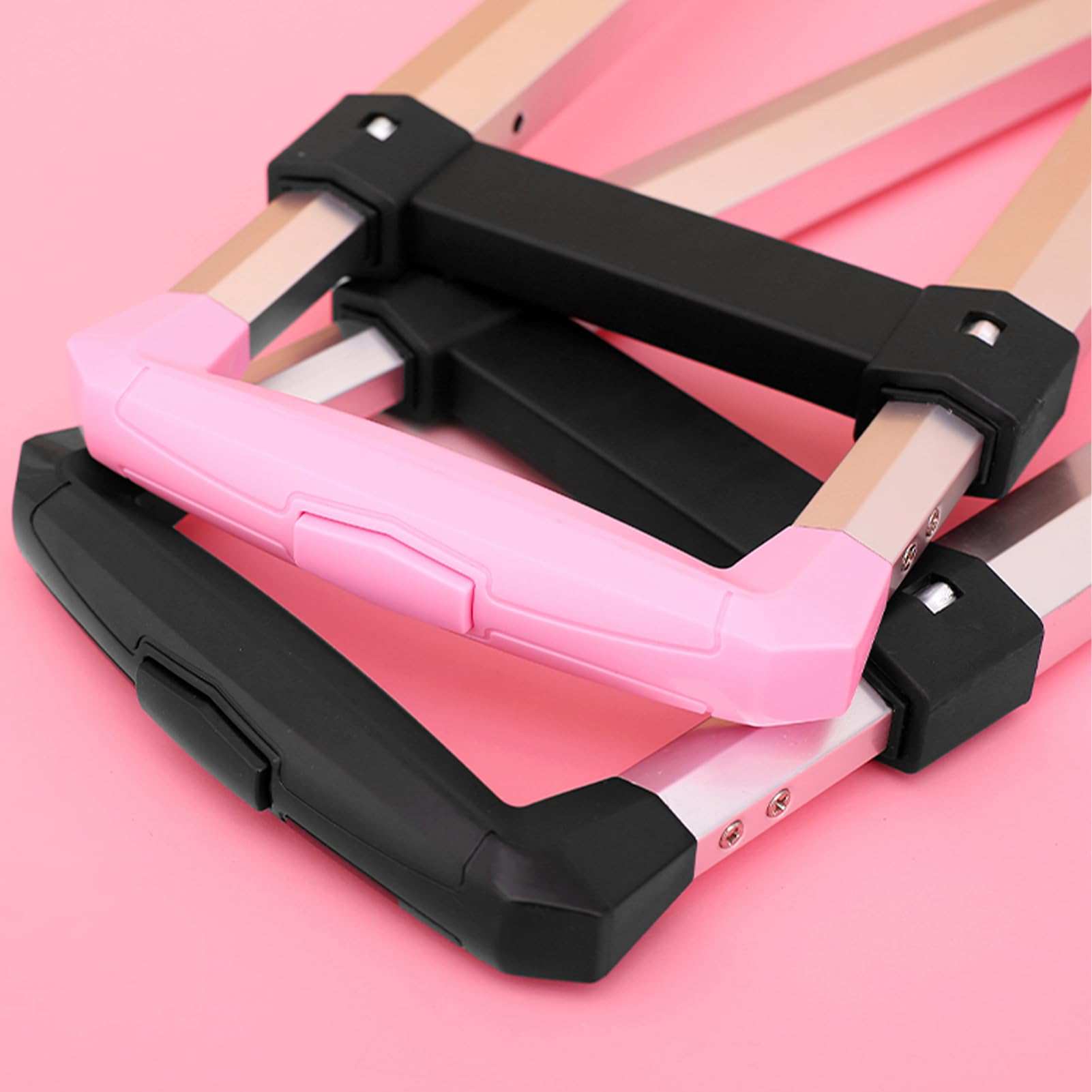 Cadiou à roulettes avec roues silencieuses pour monter les escaliers, cadre en aluminium pliable, poignée réglable, grande capacité de 35 kg – Convient pour les sacs de voyage, les sacs à livres