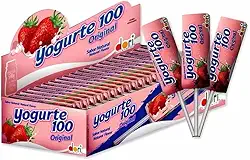 Pirulito Recheio Matigável Yogurte 100 c/50 - Dori
