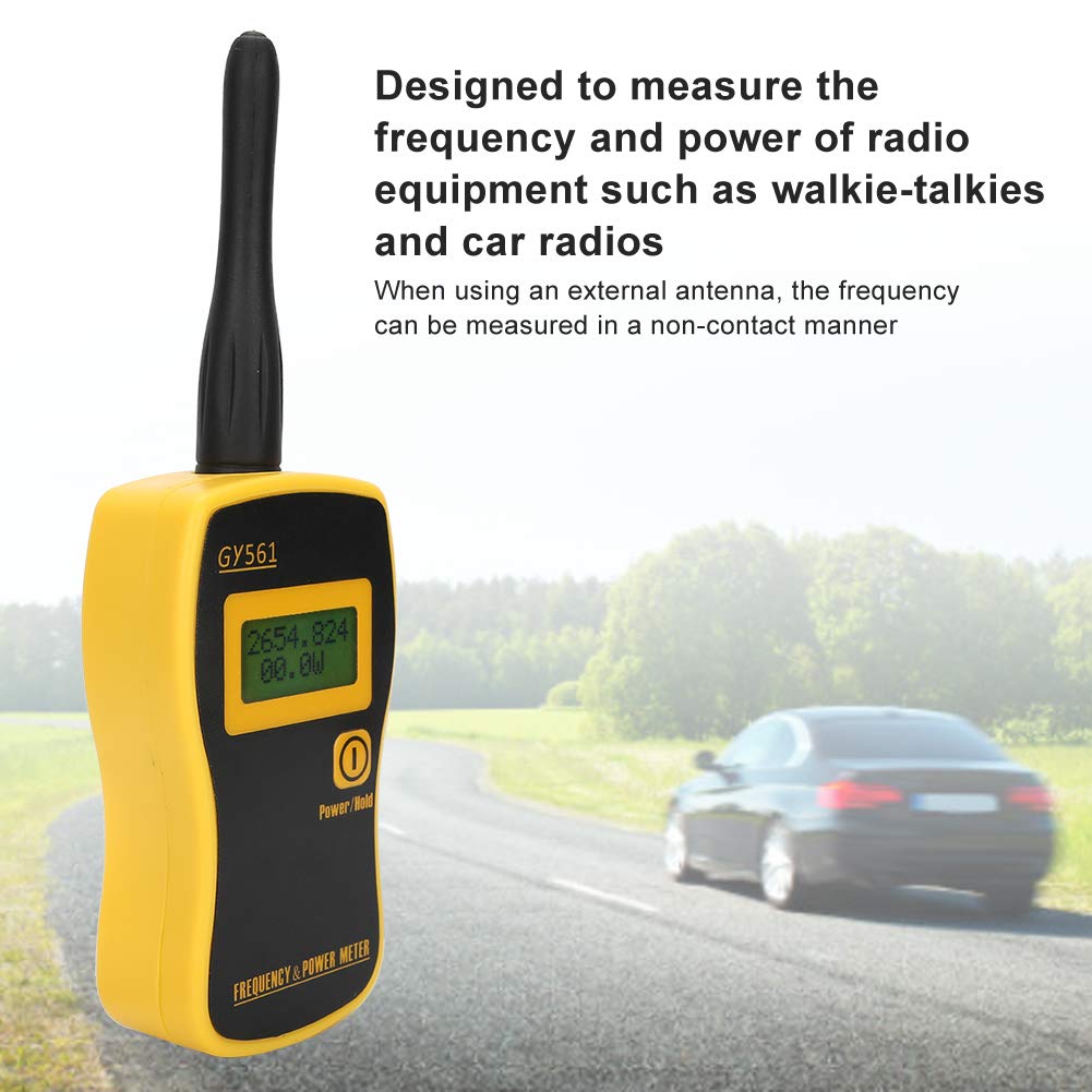 Frequenzimetro Portatile GY561 per Radio a 2 Vie con Cavo SMA‑F, Misuratore di Potenza Digitale RF e Frequenzimetro.