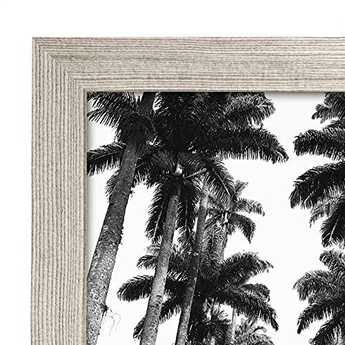 Americanflat 22x28 Poster Frame with Polished Plexiglass - Wide Picture Frames Made of Engineered Wood for Vertical or Horizontal Wall Display - Epic Collection - Driftwood