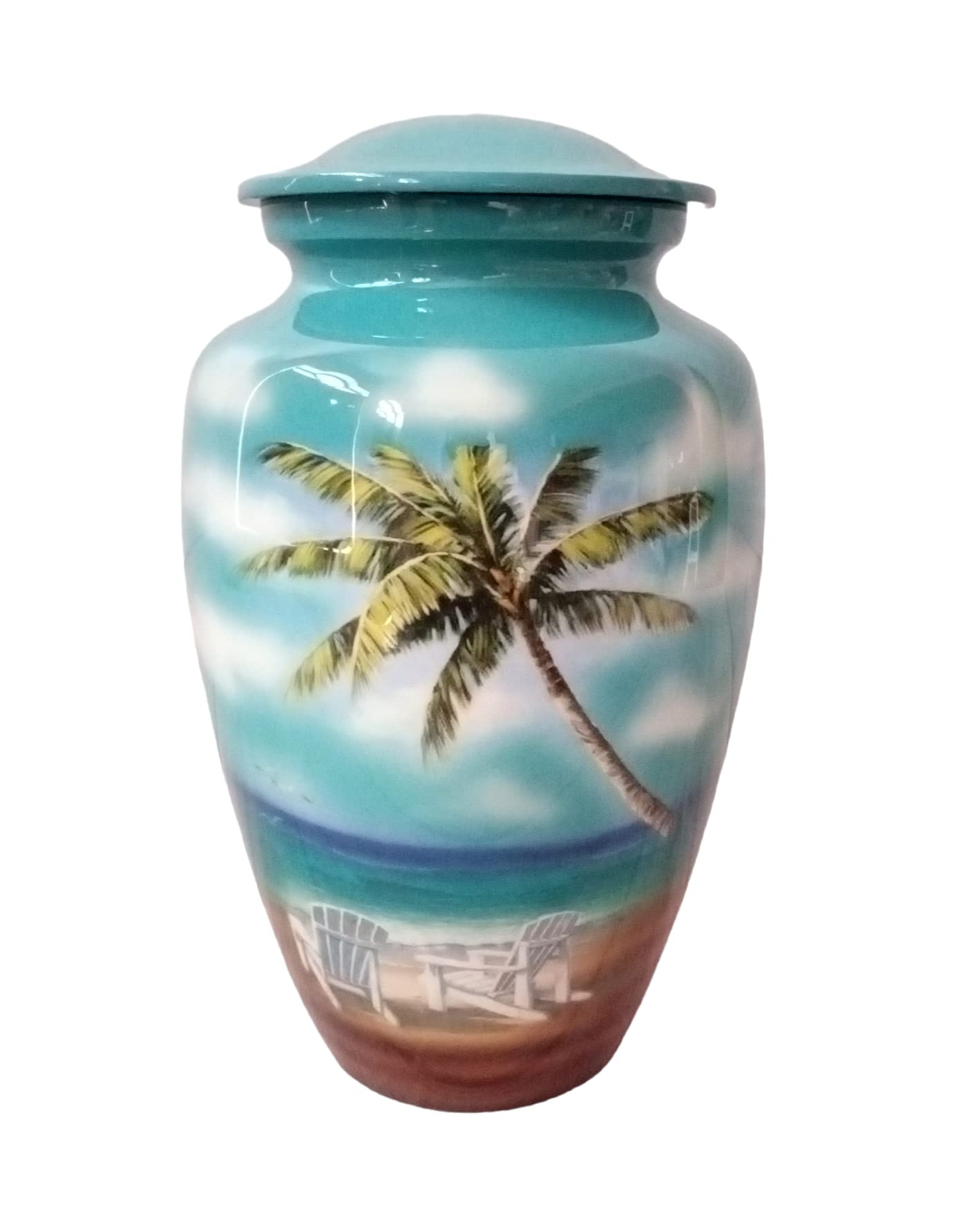 Cremation Urn for Human Ashes - Adult Funeral Urn Handcrafted - Urn for Ashes (Adult (200 lbs) - 10.5 x 6'' , Cremation Urn