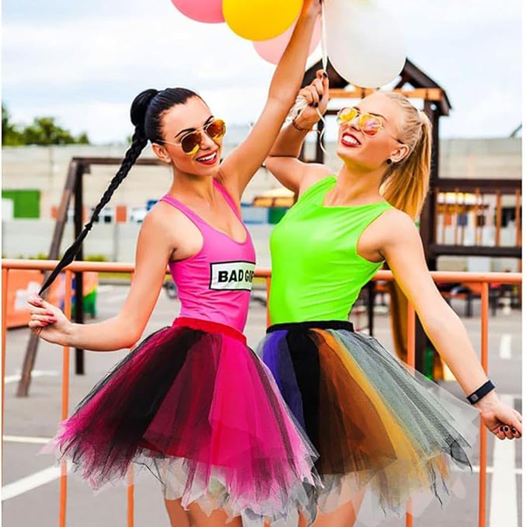 Layered Tutu Skirt Tulle Dance Tutu Ballet Skirts Festival Tutu Costume for Women and Girls - Image 3