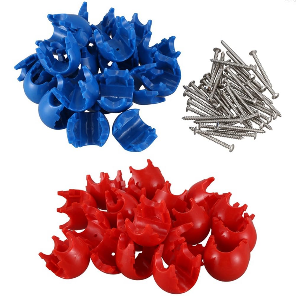 UDSKNV[KSL 20Pcs Climbing Rope Net Plastic Connector Climbing Accessories for Outdoor Amusement Swing Climbing Rope Parts 14mm